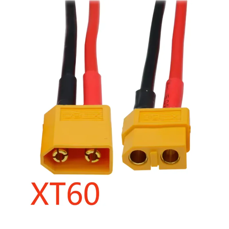 XT60 Female / Male Plug Battery Parallel Connector with Silicone Flexible Wire14AWG for RC Lipo Battery Motor