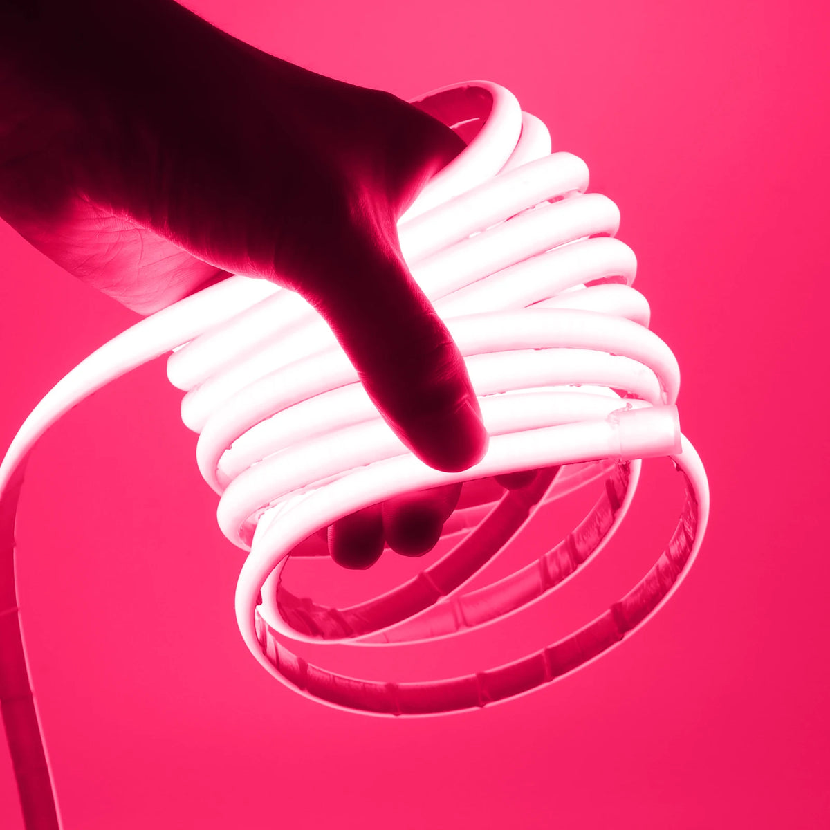 IP68 Waterproof COB LED Strip Light 12V 24V Flexible LED Neon Tape 320LEDs/m High Density Linear Light Outdoor Swimming Pool