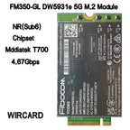 FM350-GL DW5931e DW5931e-eSIM 5G M.2 Module For  Latitude 7440 Latitude 5531 9330 3571 Laptop  5G Solution 5000 FM350- gl