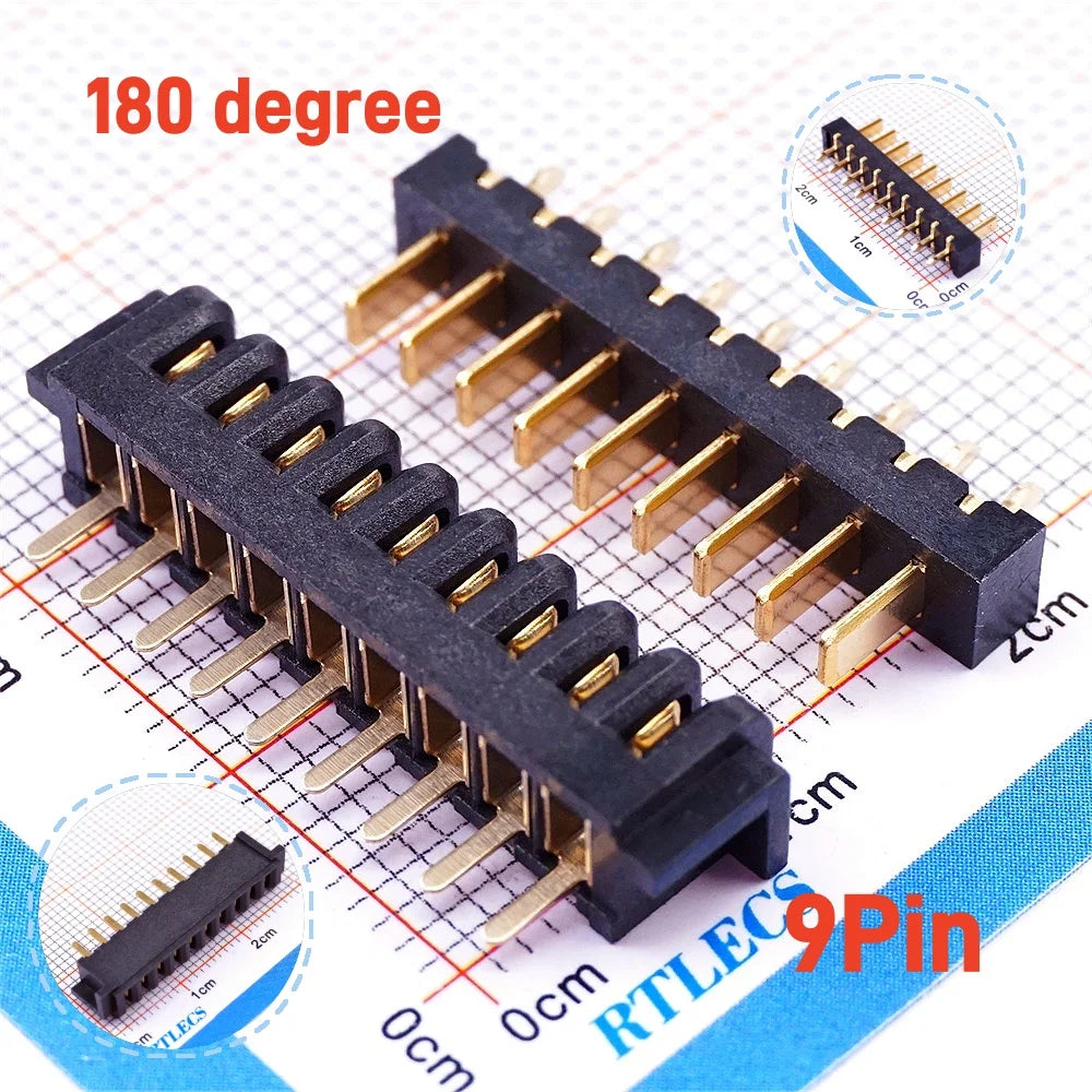 5 Pairs Pitch 2.5 mm 2 3 4 5 6 7 8 9 10 11 Positions Female Blade Socket Male Header Battery Connector Right Angle Straight