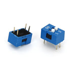 1/2/3/4/6/8/10Pin Slide Type Dial Switch Blue DIP 2.54MM Spacing DIP Toggle Switch Blue Snap Switch Dial