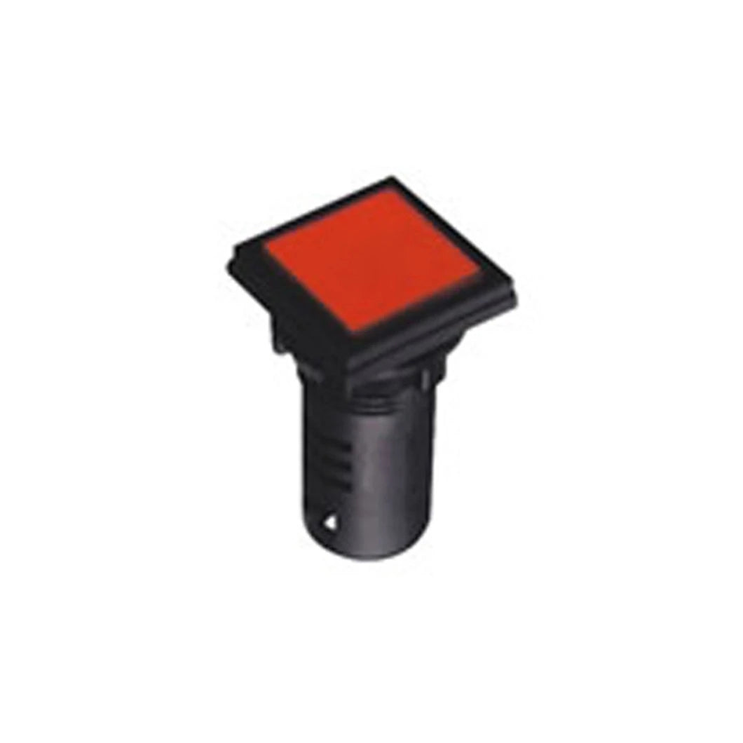 ABILKEEN 20PCS/LOT AD16-22F Square Head LED Indicator Light 22mm Panel Mount Signal Lamp Red Green Yellow Blue White