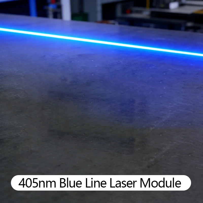 D12X45mm Focusable 405nm Blue Line 5mw 10mw 30mw 50mw 100mw 150mw Laser Diode Module For Cutting Machine Industry