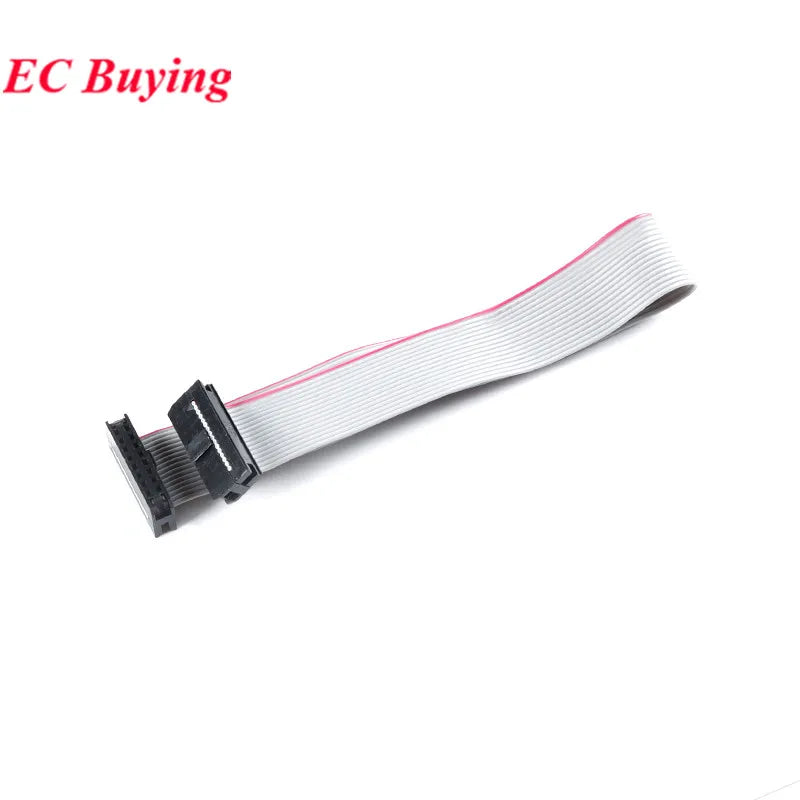 Gray Flat Ribbon Cable 1.27MM 2.0MM 2.54MM Pitch AVR 20cm Data Line Wire FC-6/8/10/12/14/16/20/24/26/30/34/40/50P Pin Connector