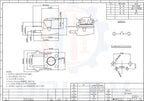 Momentary Tactile Tact Push Button Switch Right Angle Horizontal holder With Stent 6*6*4.3/5/6/7/8/9/10/11/12/mm 6x6