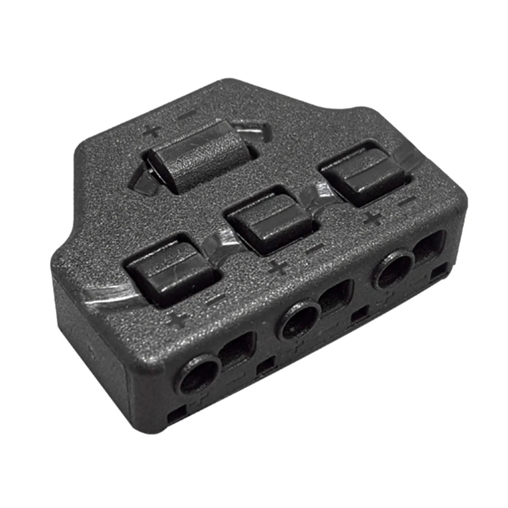 6/3Ports Out Line Splitter Quick Connect Low Voltage Wire Splitter Distribution Block For Lighting Led Strip Connection Terminal