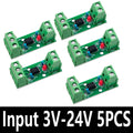 1~20PCS 3V~24V 1 Channel Way Optocoupler Isolation Module PC817 EL817 Photoelectric Isolator Rail Holder PLC Drive Motor Board