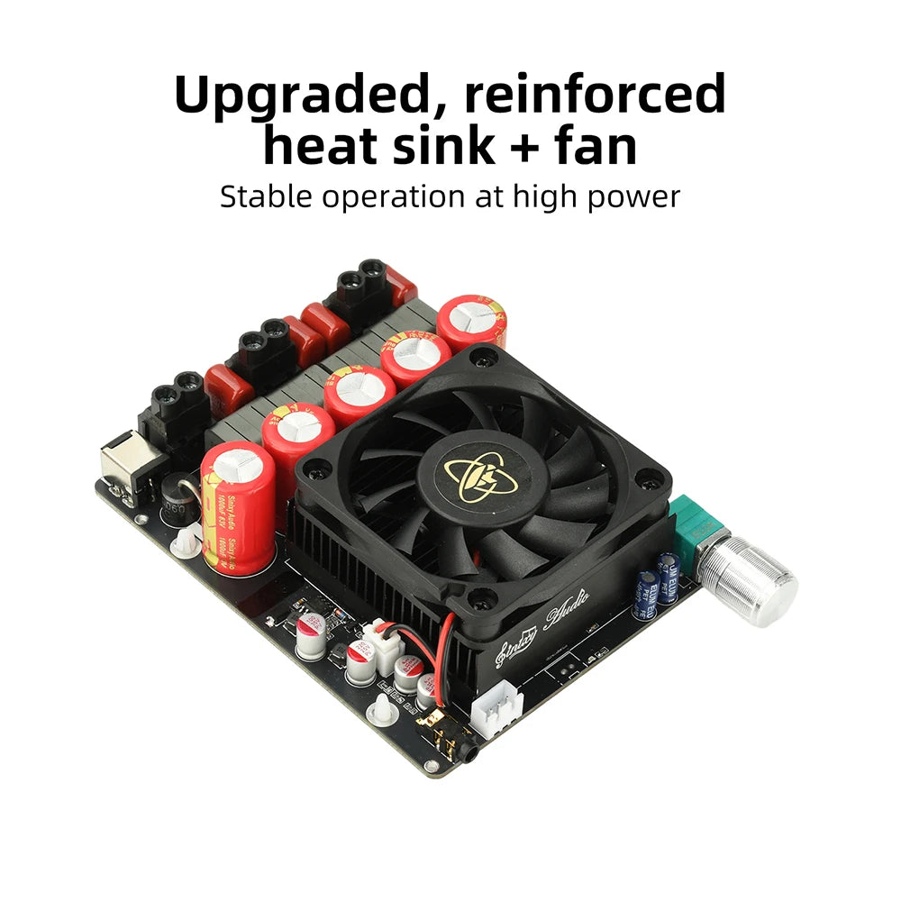 1200W High-Power Pure Post Stage Amplifier Board 600W+600W TPA3255 Bridged Mono 600W AMP Audio Music Power Amplifier Board