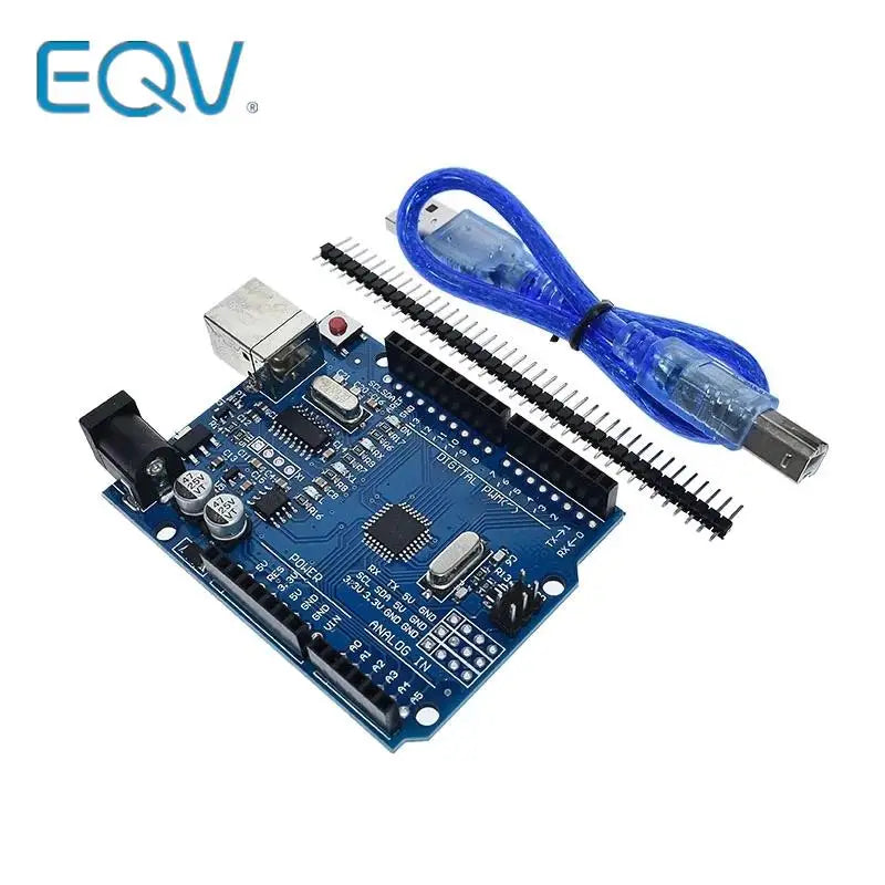 modified version One set UNO R3 CH340G+MEGA328P Chip 16Mhz For Arduino UNO R3 Development board + USB CABLE