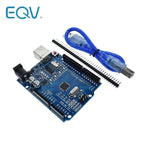 modified version One set UNO R3 CH340G+MEGA328P Chip 16Mhz For Arduino UNO R3 Development board + USB CABLE