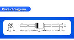50PCS 1W Zener Diode 1N4727A 3V/ 1N4728A 3.3V/ 1N4729A/3.6V 1N4730A/3.9V 1N4731A/4.3V 1N4732A/4.7V 1N4733A/5.1V 1N4734A/5.6V