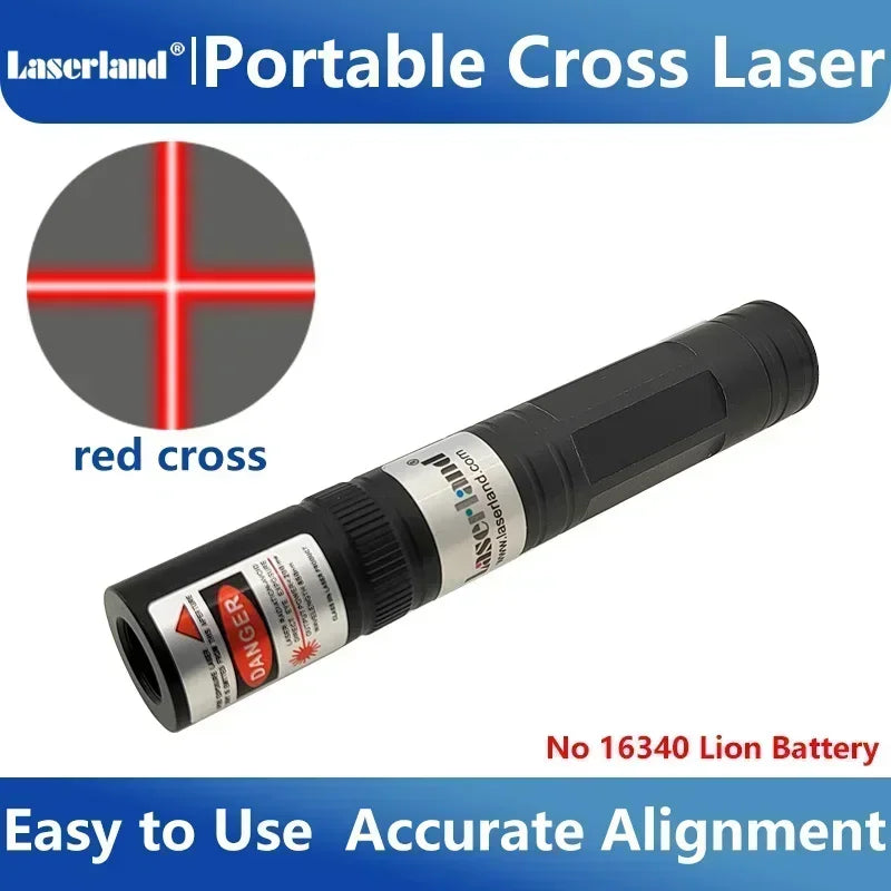 New Portable Red Green Cross Line Laser Diode Module Generator for Alignment Woodworks Sawmill Tiles