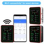 Home Air Quality Monitor Tuya WiFi 15 in 1 TFT Display Portable AQI PM0.3 PM1.0 PM2.5 PM10 CO CO2 TVOC HCHC Tester APP Co 이산화탄소