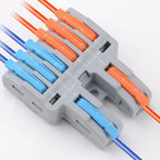 Wire Connector Quick Splitter Splicing Universal Conductor Wiring Cable Terminal Block Electrical Connectors