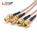 Antenna Extension Cable SMA-JK SMA Male to Female Inner Screw Inner Hole to Outer Screw Inner Needle RG316 Adapter Cable