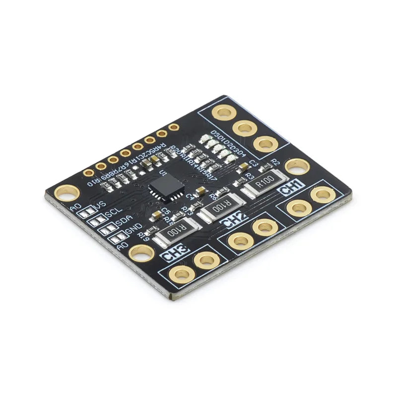 1-10pcs I2C SMBUS INA3221 Triple-Channel Shunt Current Power Supply Voltage Monitor Sensor Board Module Replace INA219 With Pins