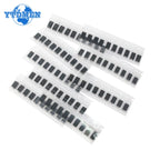 90PCS Rectifier Diode 1N4007 1N4001 1N4004 SS14 SS24 SS34 SS16 SS26 SS36 SMD Schottky Diode Assort Kit