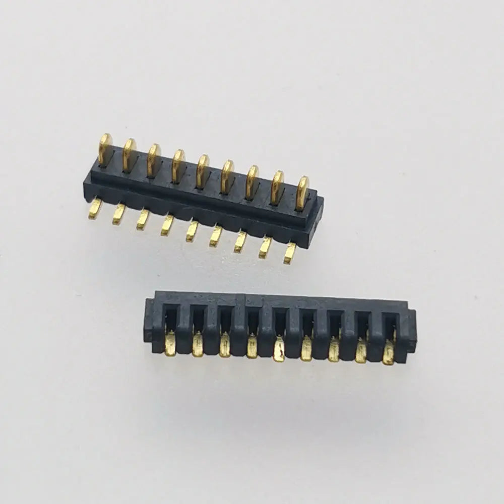 1Set Blade Battery Connector 2.0MM Pitch 2 3 4 5 6 7 8 9 10 Pin Plug Socket Gold PCB Solder Header Receptacle