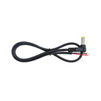 DC 5.5*2.1 / 5.5*2.5 Male 90 Degree Right Angle Connector Power DIY Cable Charging Line Monitoring Power Extension Wire