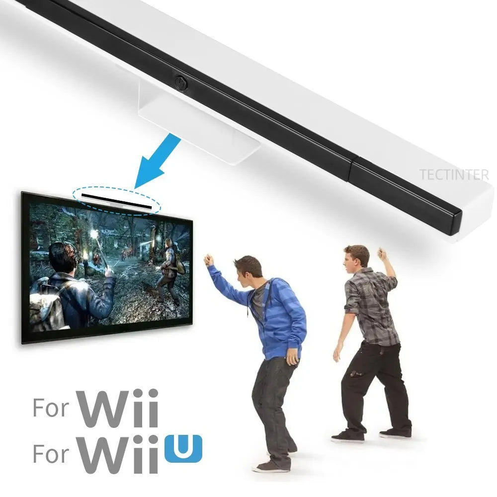 Wired /Wireless Infrared IR Signal Ray Sensor Receiver Bar For Wii Bluetooth Sensor Remote Bar Receiver Holder For Wii