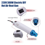220V DIY Heat Gun Electric Power Tool Hot Air Gun 300W Temperature Gun With Supporting Seat Shrink Plastic DIY Craft Tool