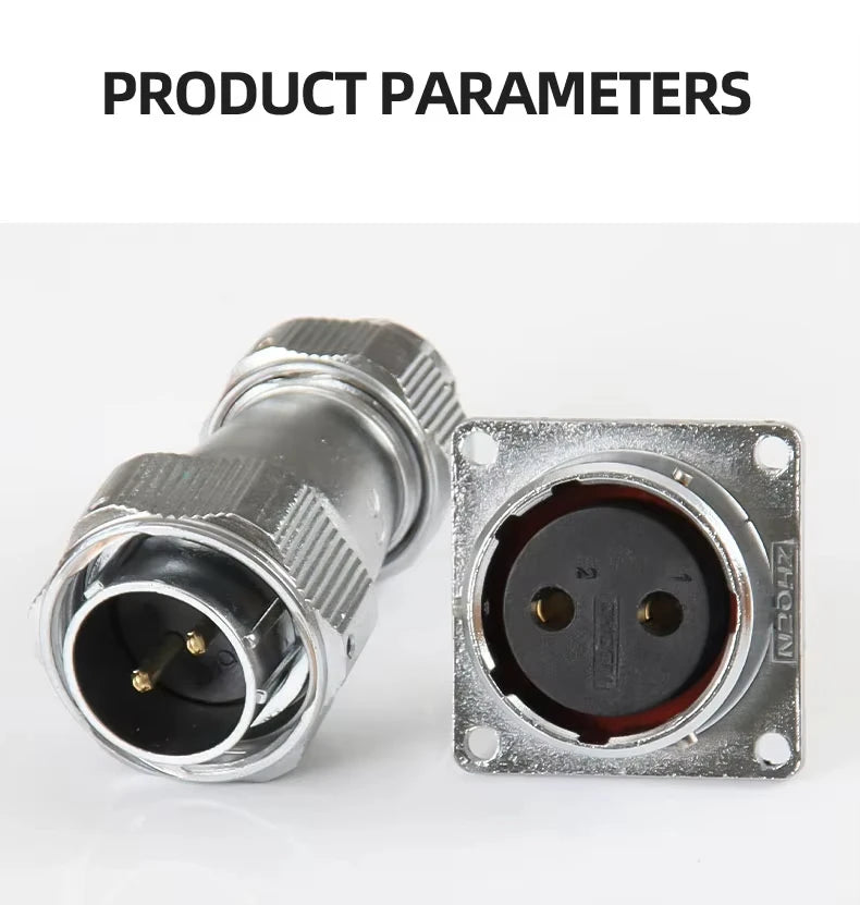 ZHQCN WY/HY28 TE+Z M28 Male And Female Docking Aviator Aviation Plug Socket Connectors 2 Pin For Machines And Equipment