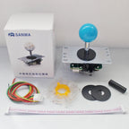 Original Japan Sanwa Joystick JLF TP 8YT Fighting Rocker With Topball 5pin Wire Jamma Arcade Vending Game PC PS3 XBOX Kit DIY