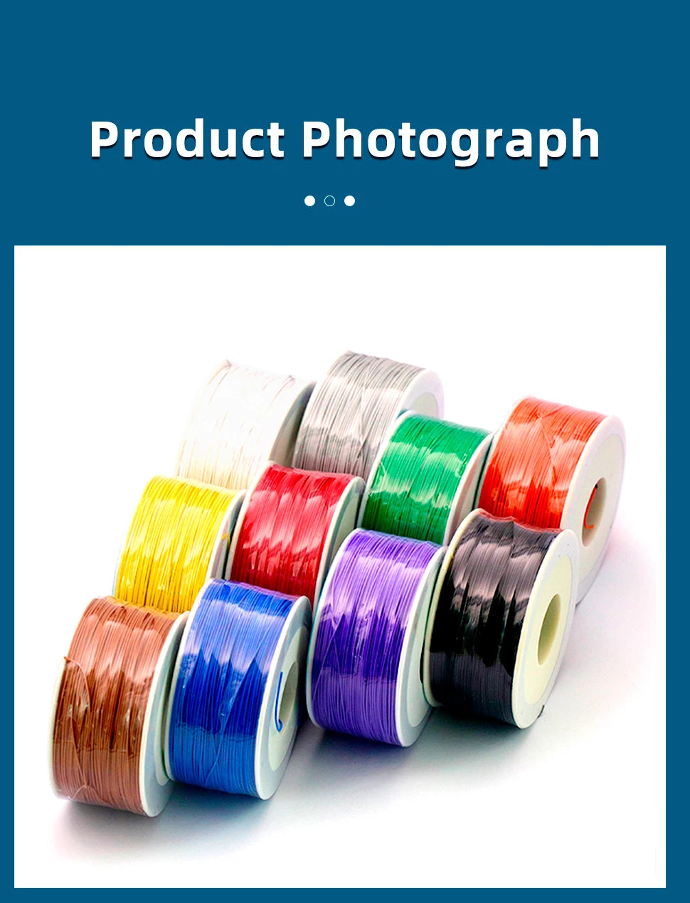 1PCS OK Line Circuit Board Flying Wire PCB Jumper  Welding Connection Wire 30# 30AWG Single Core Copper Wire