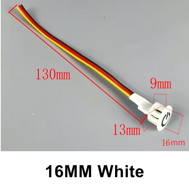13 16 20MM Dimmable Touch Sensor Button Switch DC5V 12V 24V Smart Controller Home Light Strip Embedded LED Dimmer Controller