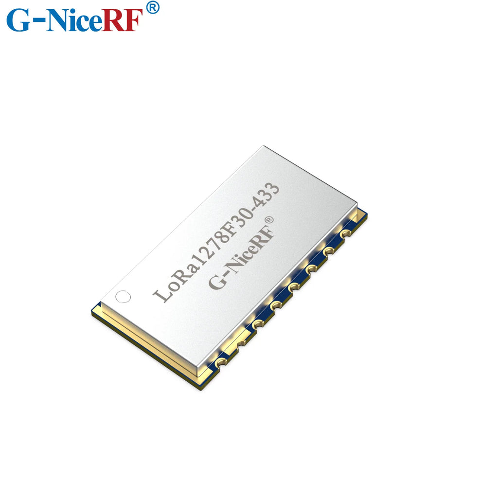 G-NiceRF | 2PCS LoRa1278F30 1W High Power 433MHz/470 MHz SX1278 6-8 KM Long Distance RF Wireless LoRa Module SPI Interface