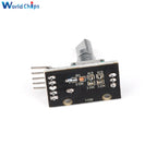 10 PCS 360 Degrees Rotary Encoder Module KY-040 HW-040 Sensor Switch 6MM Half Shaft Potentiometer Rotary Knob Cap 15×17 15×13.5