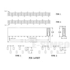 10pcs 2.54mm SMD Short Version PH5mm Single Row SMT 1X3/4/5/6P 8P 10P 12P 20P Stackable PCB Female Pin Header Socket Connector