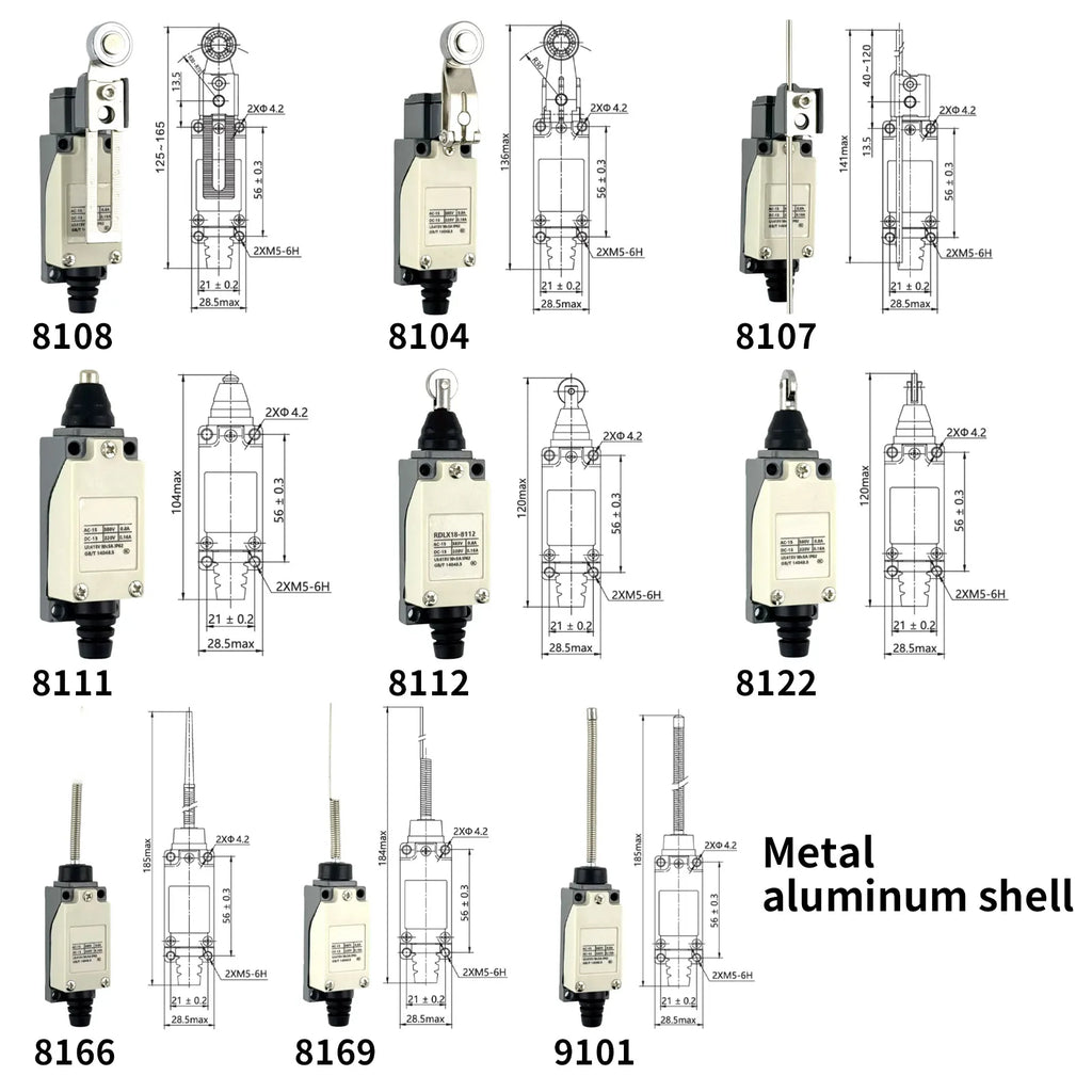 10Pcs Momentary Limit Switch Roller Lever CNC Mill Laser Plasma,high-quality material casing,durable,380V within,5A ,IP65