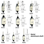 10Pcs Momentary Limit Switch Roller Lever CNC Mill Laser Plasma,high-quality material casing,durable,380V within,5A ,IP65