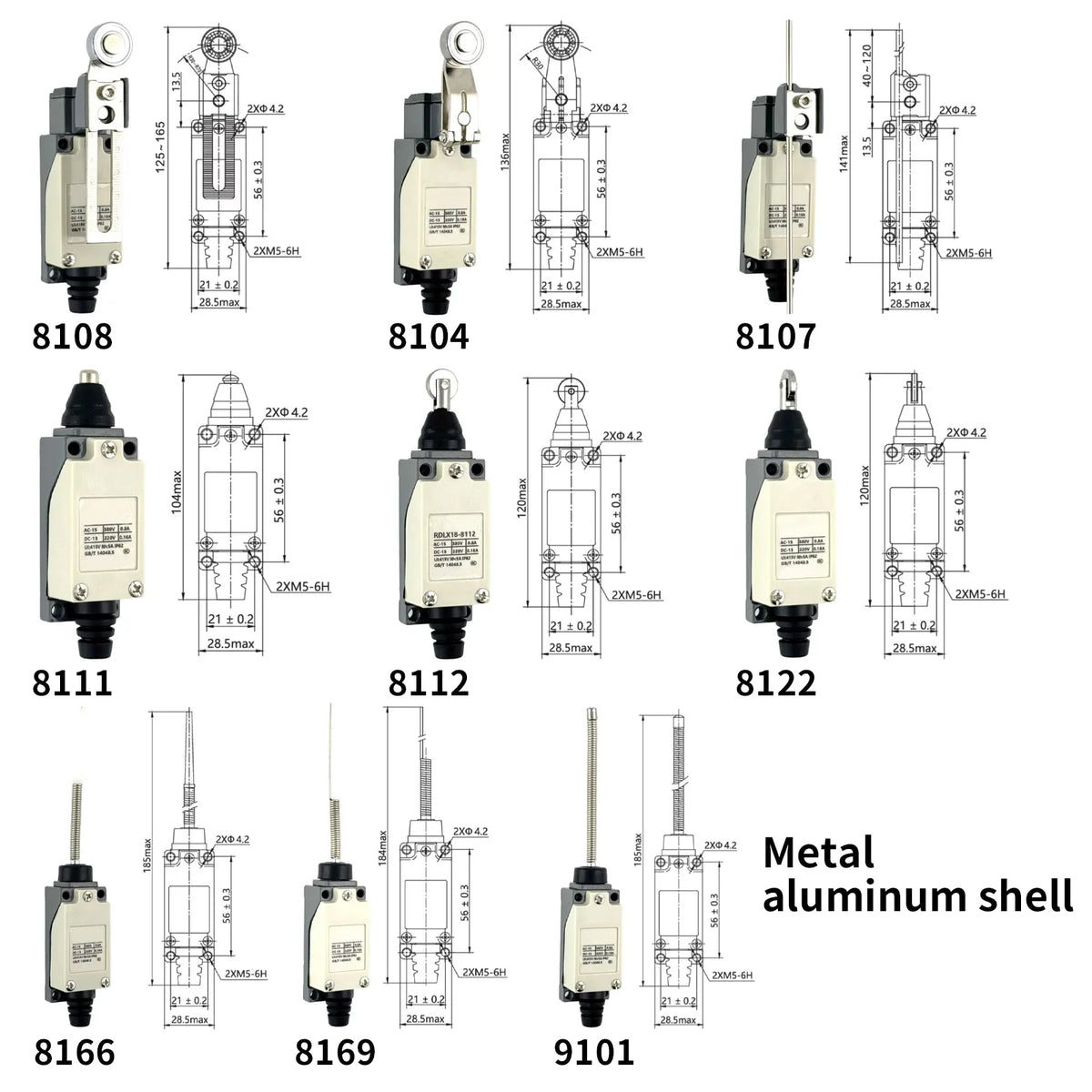 10Pcs Momentary Limit Switch Roller Lever CNC Mill Laser Plasma,high-quality material casing,durable,380V within,5A ,IP65