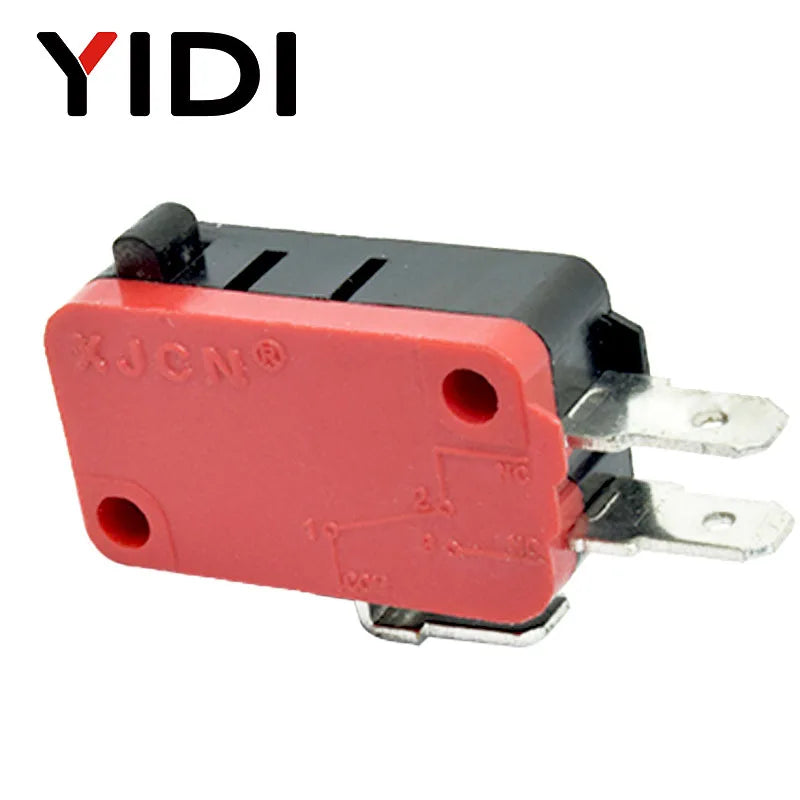 YIDI 16A 250VAC SPDT Momentary Travel Limit Micro Switch 1NO1NC 3pin Lever Roller V-15 V-151 V-152 V-153 V-154 V-155 Microswitch