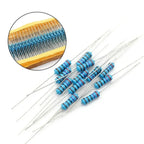 300pcs 1/4W Metal Film Resistors Kit 10Ohm ~1MOhm 30Values 1% Accuracy 0.25W Electronic Components Kit