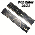 3 Type PCB Reference Ruler 15cm 20cm 25cm Multi-functional Measuring Tool Capacitor Chip IC SMD Diode Transistor