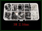 1Box SH 1.0/JST 1.25mm/ZH 1.5mm/PH 2.0mm/SM/SYP/XH 2.54mm/VH 3.96mm Pitch Male Female Housing Terminal Pin Header Wire Connector