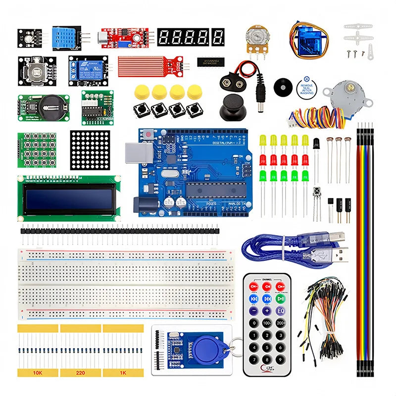 RFID Starter Kit for Arduino For UNO R3 official version ATMEGA328P RFID Upgraded version Learning Suite With Components Box