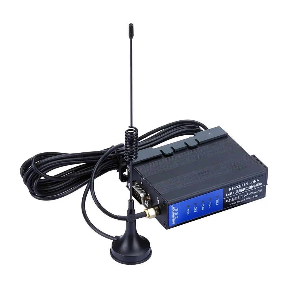 RS232/485-LORA RS422 Wireless PLC Long Rage Radio Communication Module RS485 to LR100 Signal Converter Spread Spectrum