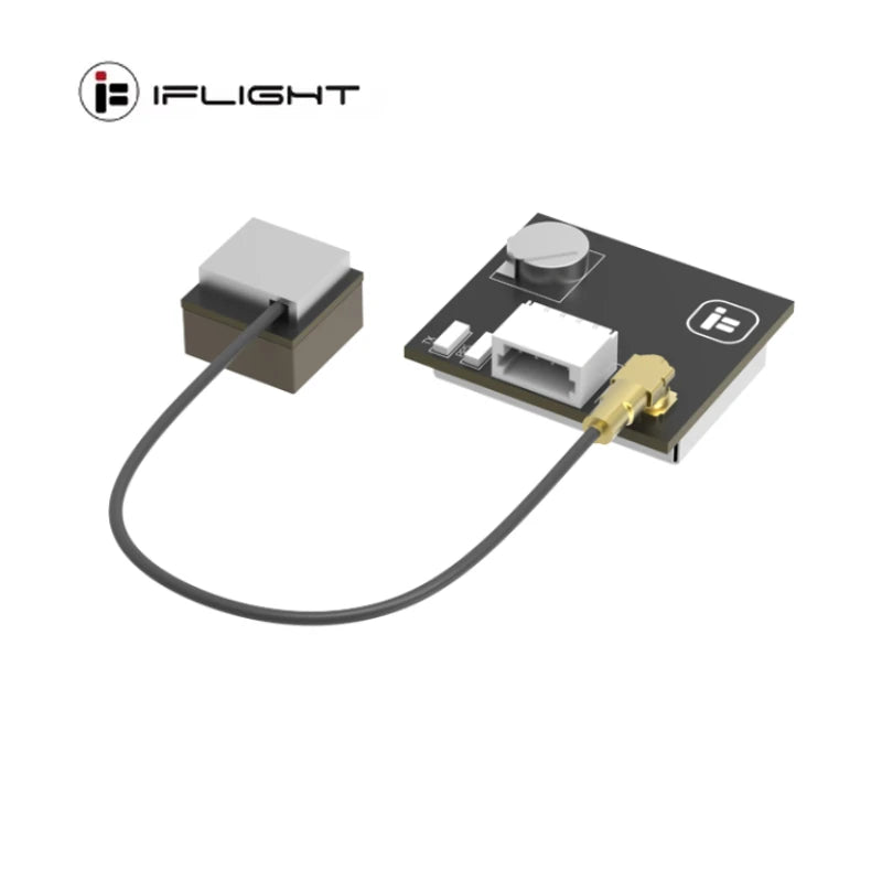iFlight BLITZ SPLIT GPS Defender25, UBLOX M10, 10Hz, Onboard LNA, 3.3-5.5V, Split Antenna, Built-in Flash for FPV RC Racing