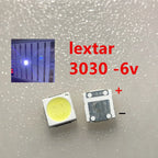 100pcs 3030 Backlight High Power LED DOUBLE CHIPS 1w 1.5W 2w 3V-3.6V 6v lextar JUFEI AOT Cool white PT30A66 TV