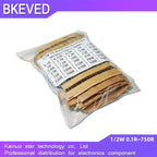 30values Each 5/10PCS 1~750 1K~820K Ohm 150PCS 300PCS 1/2W 1W 2W 3W Resistance 1% Metal Film Resistor Assortment Kit Set