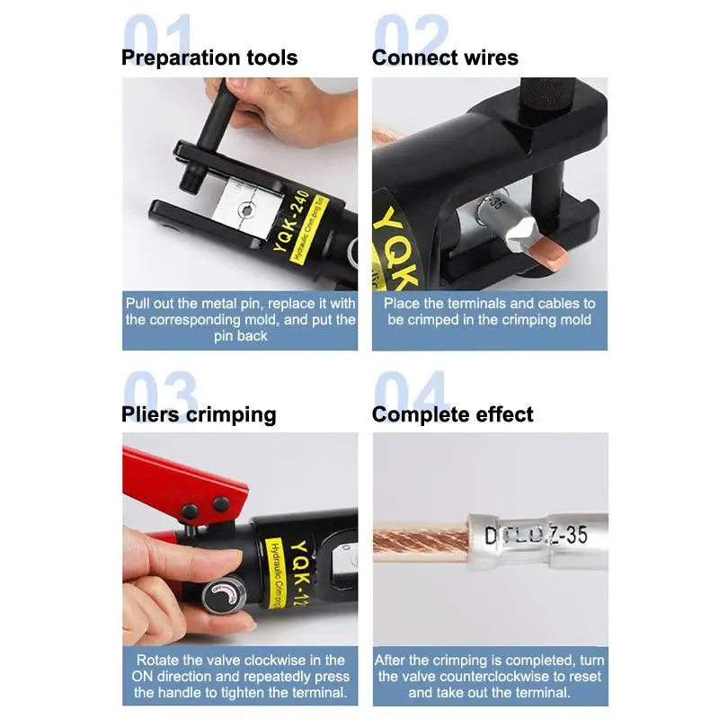 5Pcs DTLC-10/16/25/35/50/70 Electrical Cable Wire Tubular Lug Screw Connection Connector Copper-AL Cord Spade Pin Crimp Terminal