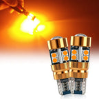 2/6/10PCS LED Signal Light Bulb Package 3030 12V 24V DC Orange Amber 158 175 Position 2821 Parking 2827 2525 T10 Car Truck Bulbs