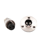 10sets Aviation Socket Plug GX12-2/3/4/5/6/7Pins 16MM Rhombus Flange Seat DF16 Series M16 Aviation Column Circular Connector