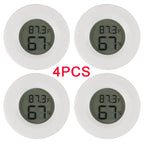 4PCS LCD Digital Thermometer Hygrometer Indoor Room Electronic Temperature Humidity Meter Sensor Gauge Weather Station Home ﻿