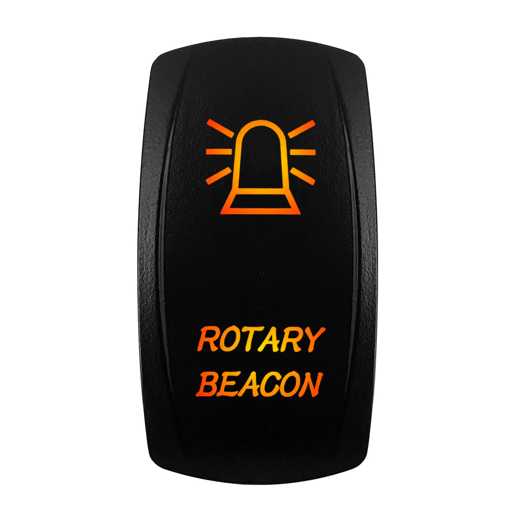 12V-24V Orange Led Rocker Switch Waterproof 20A Amber Light SPST DPDT Toggle Key for Car Boat ATV Camper Motorhome Auto Machine