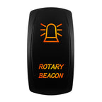 12V-24V Orange Led Rocker Switch Waterproof 20A Amber Light SPST DPDT Toggle Key for Car Boat ATV Camper Motorhome Auto Machine